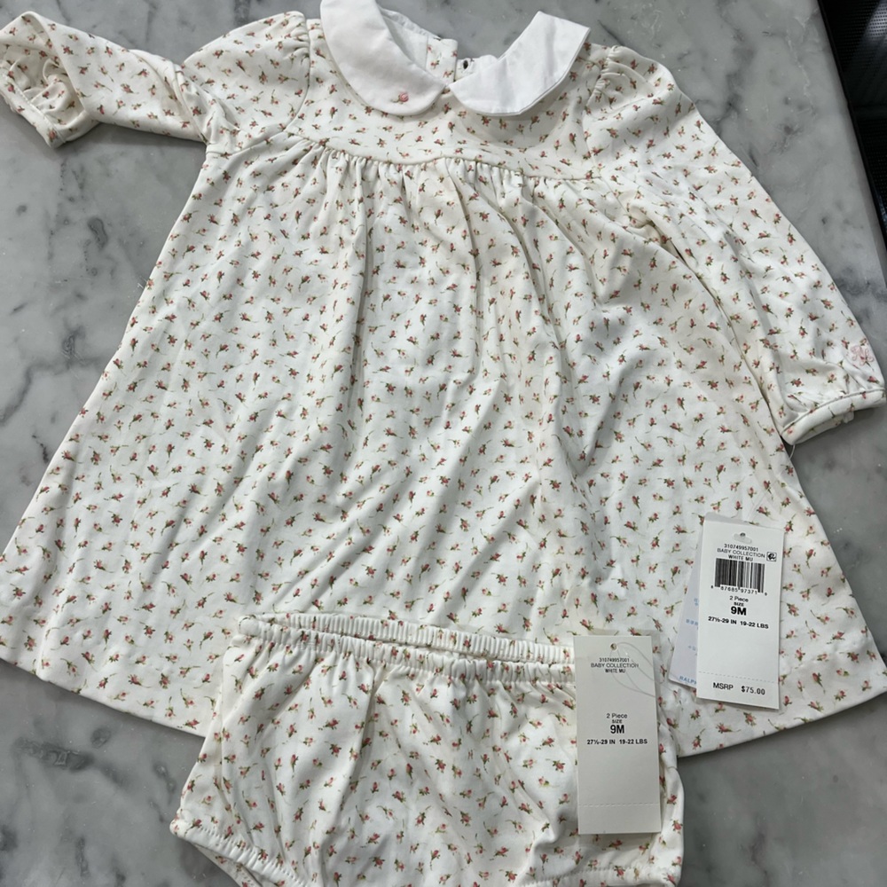 Beautiful Ralph Lauren dress new with tags 9 month